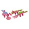 Constructive Eating Set of 3 Dino Eating Utensils for Kids and Toddlers